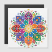 Vibrant Multi-Color Floral Mandala Vector Art (正面/裏面)