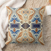 Vibrant multicolor classic fabric pattern design t クッション (ブランケット)