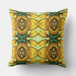 Vibrant multicolor classic fabric pattern design t クッション