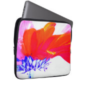 Vibrant Multicolor Pop Art Daisy Floral Abstract ラップトップスリーブ (正面右)