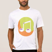 Vibrant Musical Note Double Eighth Tシャツ (正面)