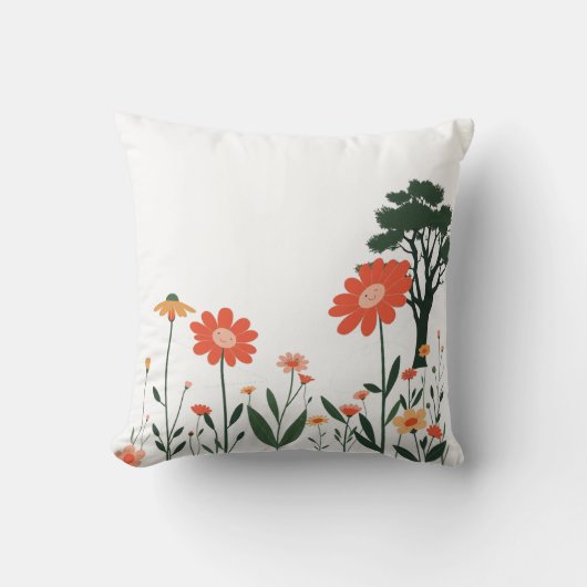 Vibrant Nature Art for Home & Gifts | Pillow クッション (正面)