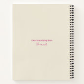 Vibrant Neon Geometric Mandala Nooracle Journal ノートブック (裏面)