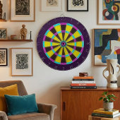 Vibrant Neon Glow Dartboard ダーツボード