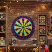 Vibrant Neon Glow Dartboard ダーツボード