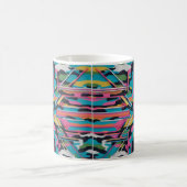 Vibrant Neon Pastel Camo Magic Color Changing Mug モーフィングマグカップ (中央)