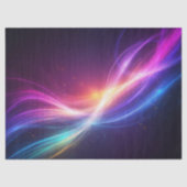 Vibrant Neon Wave 薄葉紙 (正面)