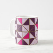 Vibrant Nubian Geometric Coffee Mug コーヒーマグカップ (正面左)