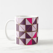 Vibrant Nubian Geometric Coffee Mug コーヒーマグカップ (左)