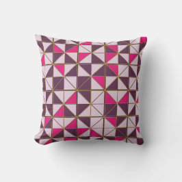 Vibrant Nubian Geometric Throw Pillow | African Et クッション