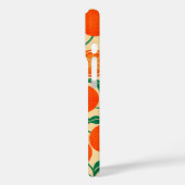 Vibrant Orange Citrus Botanical Pattern  Case-Mate iPhoneケース (裏面 / 左)