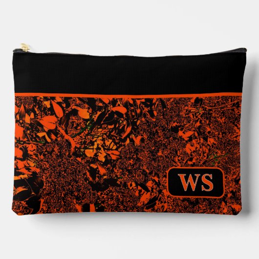 Vibrant Orange Cosmetic Pouch アクセサリーポーチ (正面)