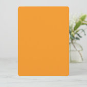 “Vibrant Orange Minimal Card” メニュー (スタンド正面)