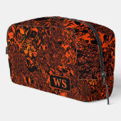 Vibrant Orange Monogram Toiletry Bag  ドップキット (右コーナー)