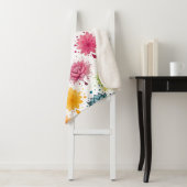 Vibrant Paint Splash Pattern Sherpa Blanket シェルパブランケット (インサイチュ)