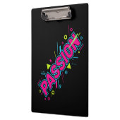Vibrant Passion Typography - Retro 90s Pop Art Aes クリップボード (左)