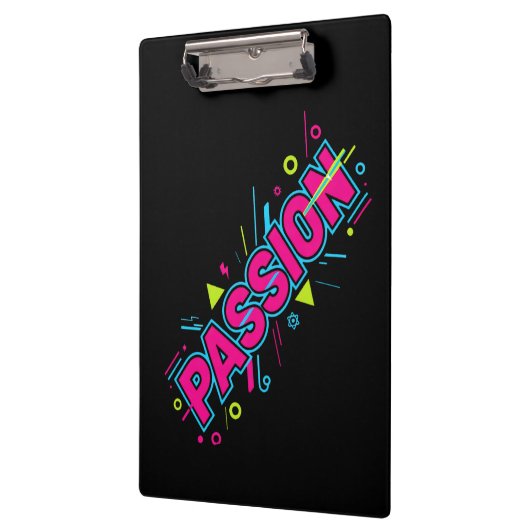 Vibrant Passion Typography - Retro 90s Pop Art Aes クリップボード (左)