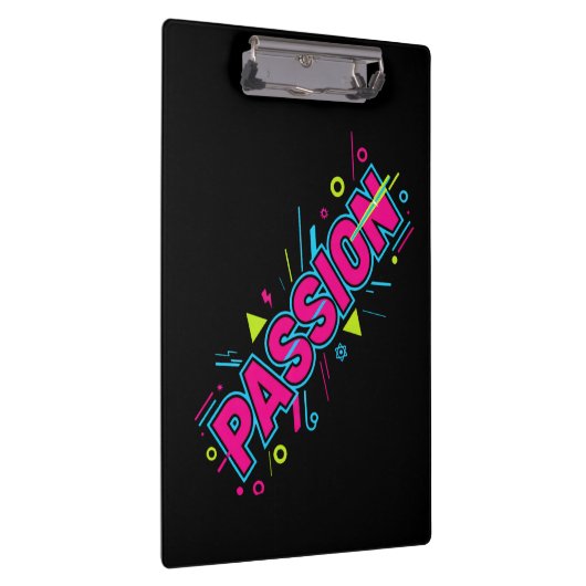 Vibrant Passion Typography - Retro 90s Pop Art Aes クリップボード (右)