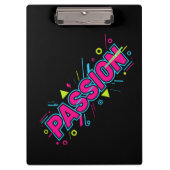 Vibrant Passion Typography - Retro 90s Pop Art Aes クリップボード (正面)