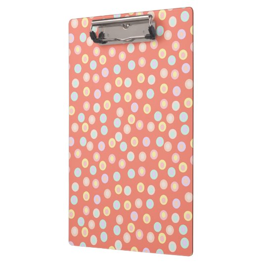Vibrant Pastel Polka Dot Background: Brighten up  クリップボード (左)