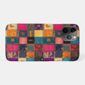 Vibrant Patchwork Quilt with Classic Florals Case-Mate iPhoneケース (裏面(横))