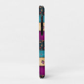 Vibrant Patchwork Quilt with Classic Florals Case-Mate iPhoneケース (裏面/左)