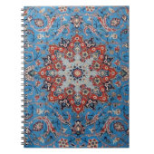 Vibrant Persian Vintage Rug Turquoise ノートブック (正面)
