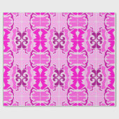Vibrant pink and purple abstract pattern ラッピングペーパー (フラット)