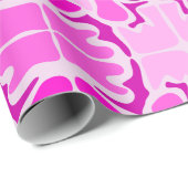 Vibrant pink and purple abstract pattern ラッピングペーパー (ロールコーナー)