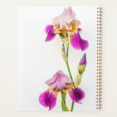 Vibrant pink and purple iris Planner プランナー手帳 (裏面)
