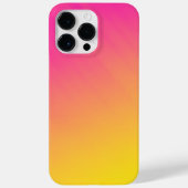 Vibrant Pink and Yellow Gradient Ombre iPhone Case Case-Mate iPhoneケース (裏面)
