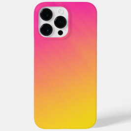 Vibrant Pink and Yellow Gradient Ombre iPhone Case Case-Mate iPhone 14 Pro Maxケース