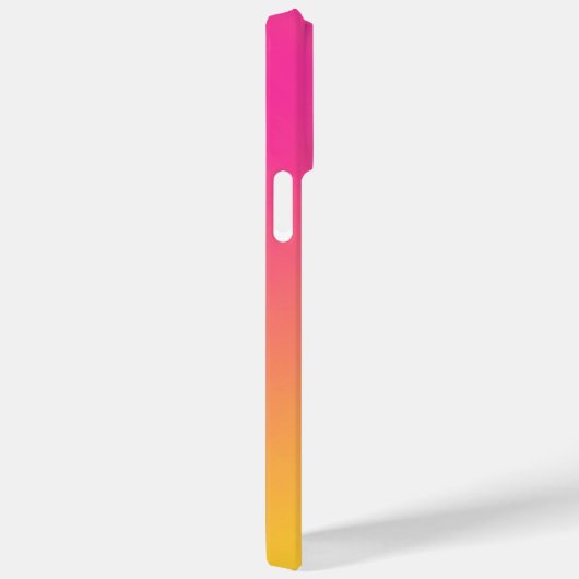 Vibrant Pink and Yellow Gradient Ombre iPhone Case Case-Mate iPhoneケース (裏面 / 右)