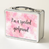 Vibrant pink blooming flower in the garden メタルランチボックス (裏面)