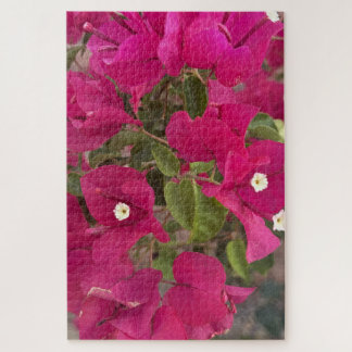 Vibrant Pink Bougainvillea Flowers Blooming in Tro ジグソーパズル