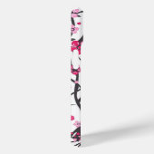 Vibrant Pink Cherry Blossom Branches Pattern Phone Case-Mate iPhoneケース (裏面 / 右)