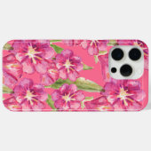 Vibrant Pink Floral Bloom' iPhone 15 Pro Max ケース Case-Mate iPhoneケース (裏面 (横))