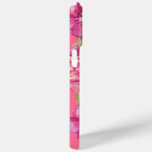 Vibrant Pink Floral Bloom' iPhone 15 Pro Max ケース Case-Mate iPhoneケース (裏面 / 右)
