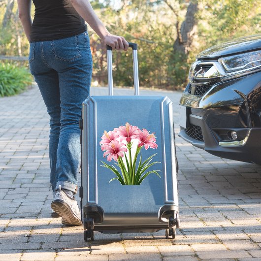 Vibrant Pink Flowers シール (スーツケースインサイチュ)