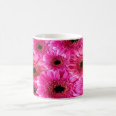 Vibrant Pink Gerbera Daisy Pattern Mug | Bold Flor コーヒーマグカップ (中央)