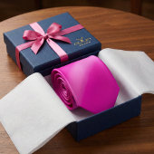 Vibrant Pink Ombre Gradient ネクタイ