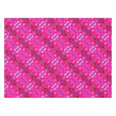 Vibrant pink rose petals M-size floral pattern テーブルクロス (正面(横))