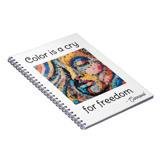 Vibrant Pixel Celebration ノートブック (右側)