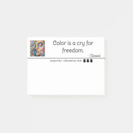 Vibrant Pixel Explosion painting ポストイット