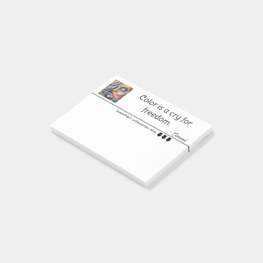 Vibrant Pixel Explosion painting ポストイット (アングル)