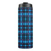 Vibrant Plaid Tartan Pattern Fabric タンブラー (正面)