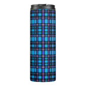 Vibrant Plaid Tartan Pattern Fabric タンブラー (裏面)