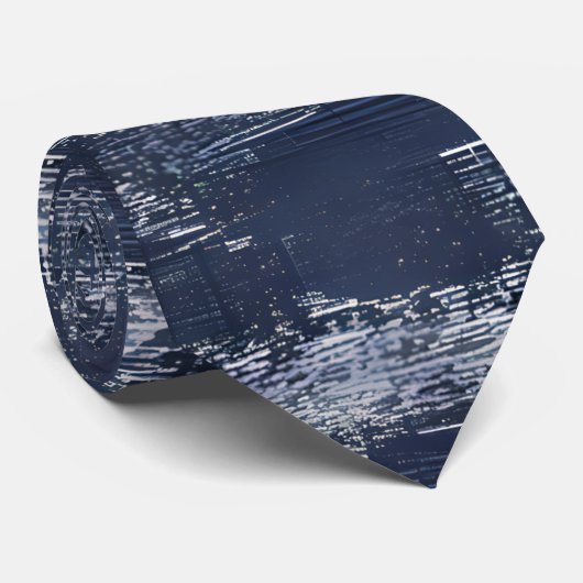 Vibrant Pop Art Cat Portrait ネクタイ (ロール)