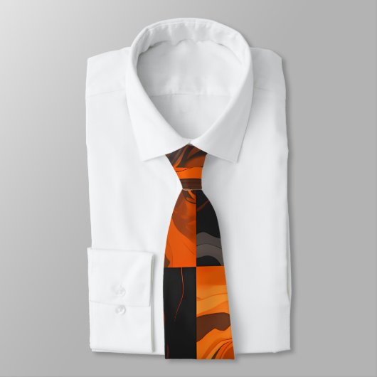 Vibrant Pop Art Cat Portrait ネクタイ (タイ)