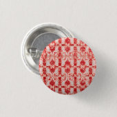 Vibrant Pop Art Cat Portrait 缶バッジ (正面&裏面)